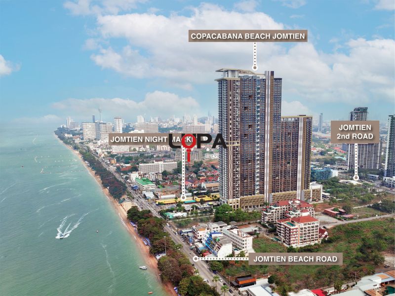 apartmány v komplexe COPACABANA v Thajsku